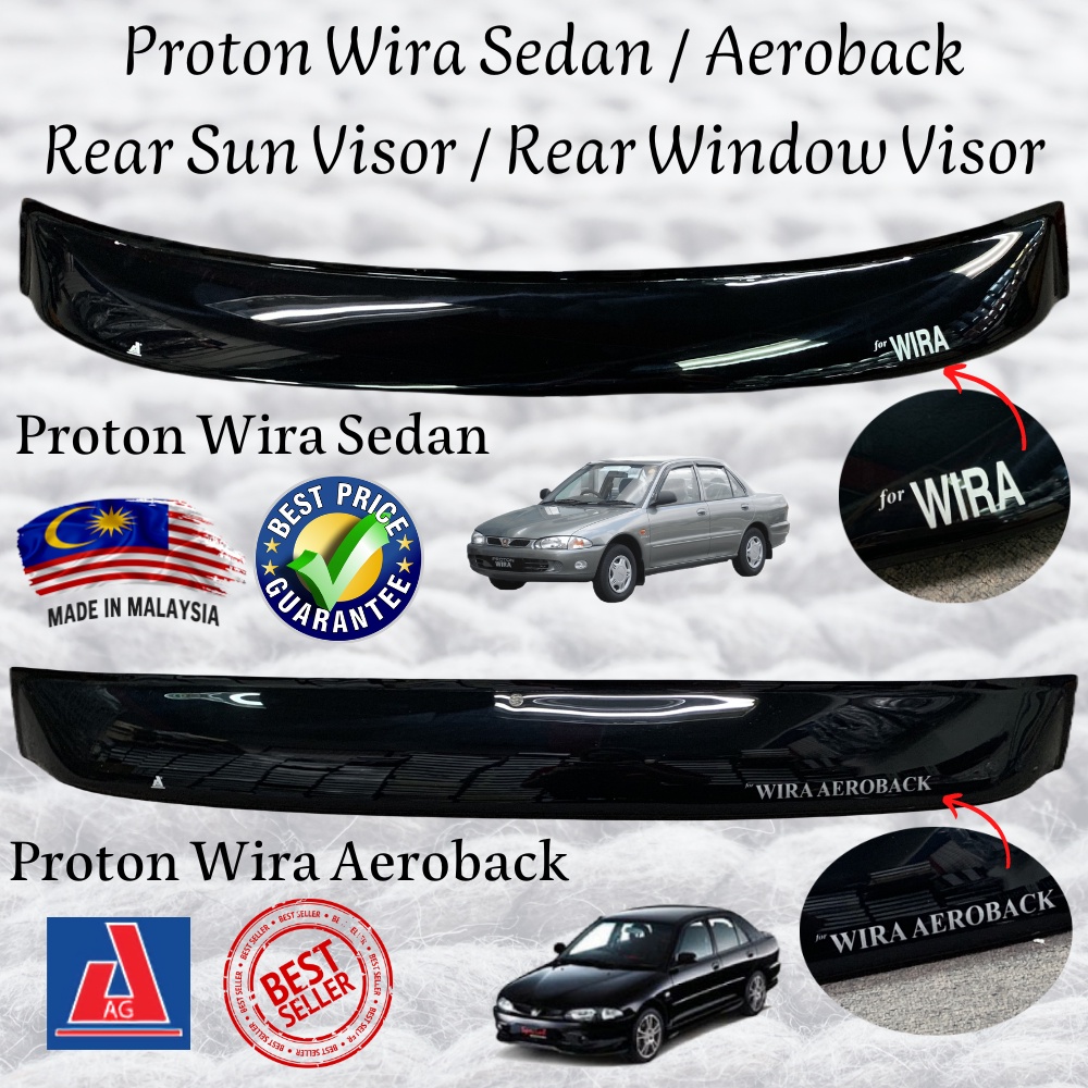AG Door Visor Proton Wira Sedan / Proton Wira Aeroback Rear Sun Visor