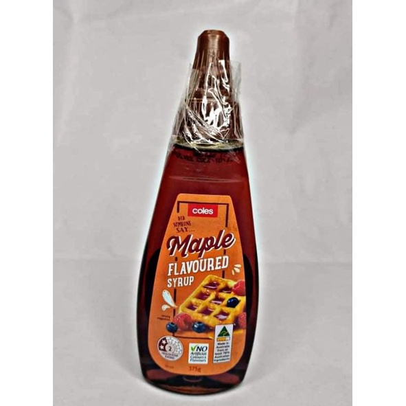 Coles Maple Flavoured Syrup 375ml Shopee Malaysia