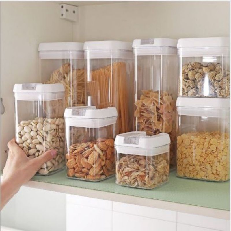 Airtight Food Storage Container Plastic Kitchen Refrigerator Noodle Box ...