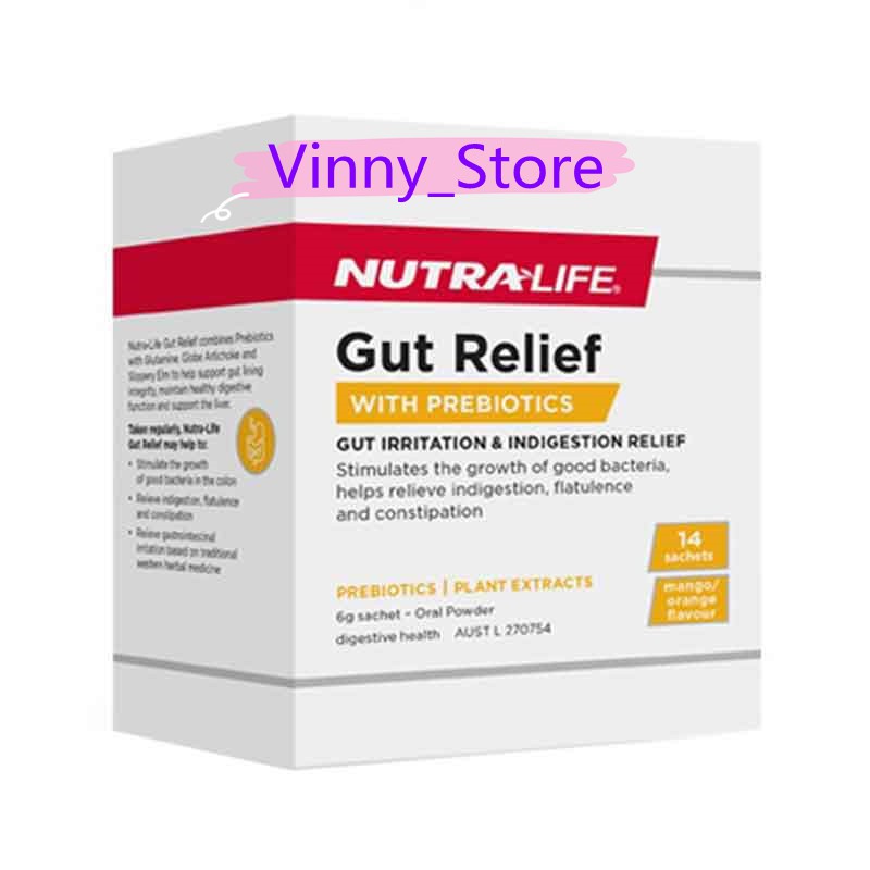 Nutra-Life Gut Relief with Prebiotic (14 Sachets x 6g) | Shopee Malaysia