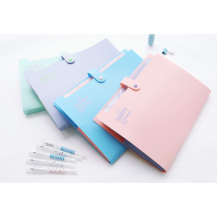 Creative Smile File Bag Student Information Book Multilayer A4 ...