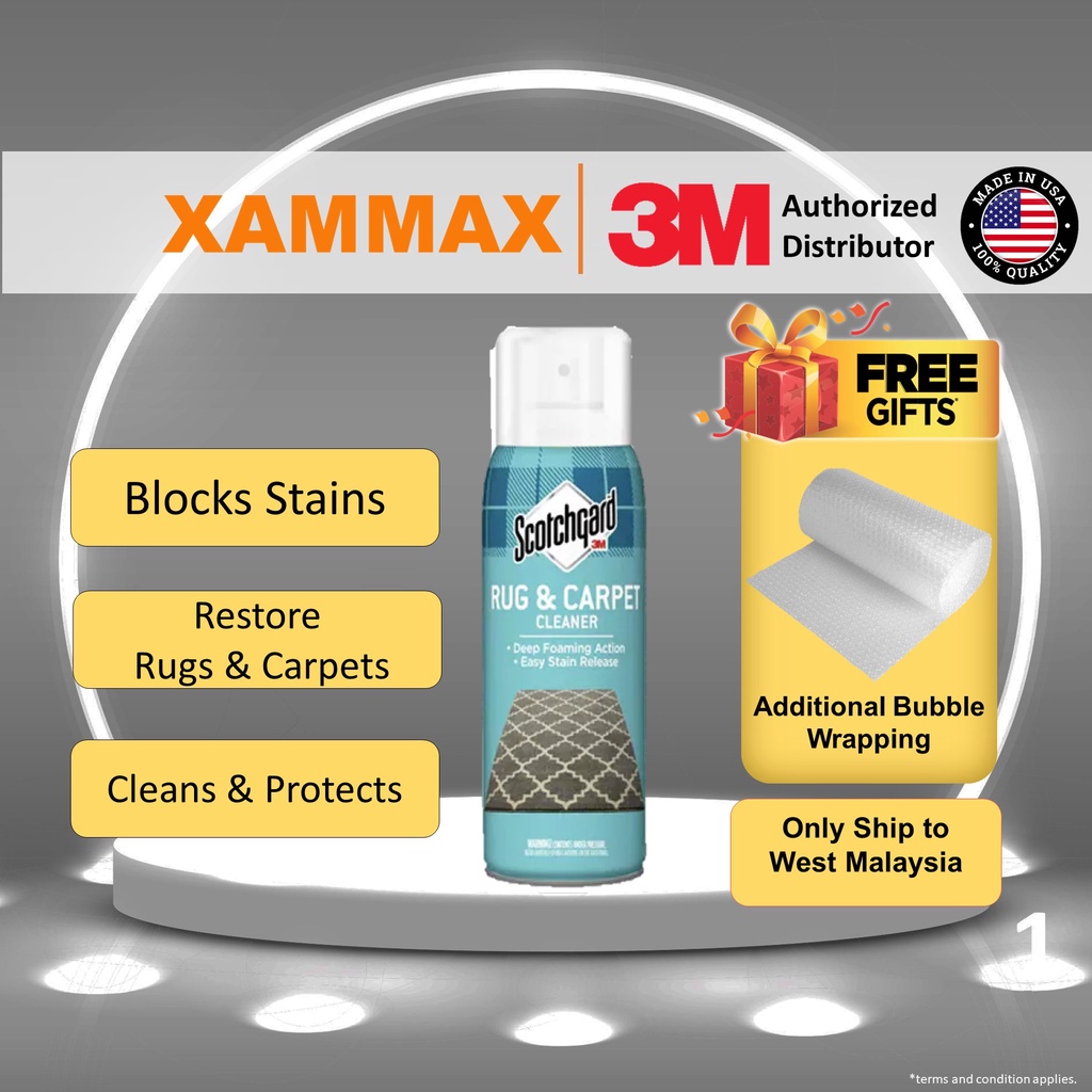 3M Scotchgard 410714 Fabric & Carpet Cleaner (14oz/396g) Shopee Malaysia