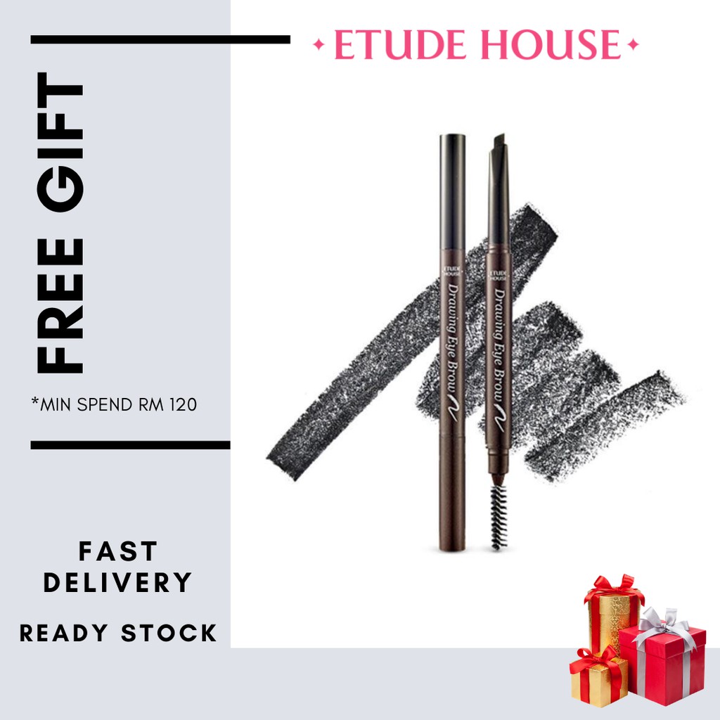 ETUDE HOUSE DRAWING EYEBROW PENCILGRAY BROWN2 Shopee Malaysia