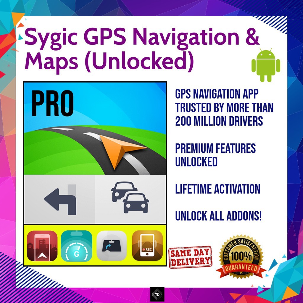 [Android App] Sygic GPS Navigation & Maps (Unlocked) | Shopee Malaysia