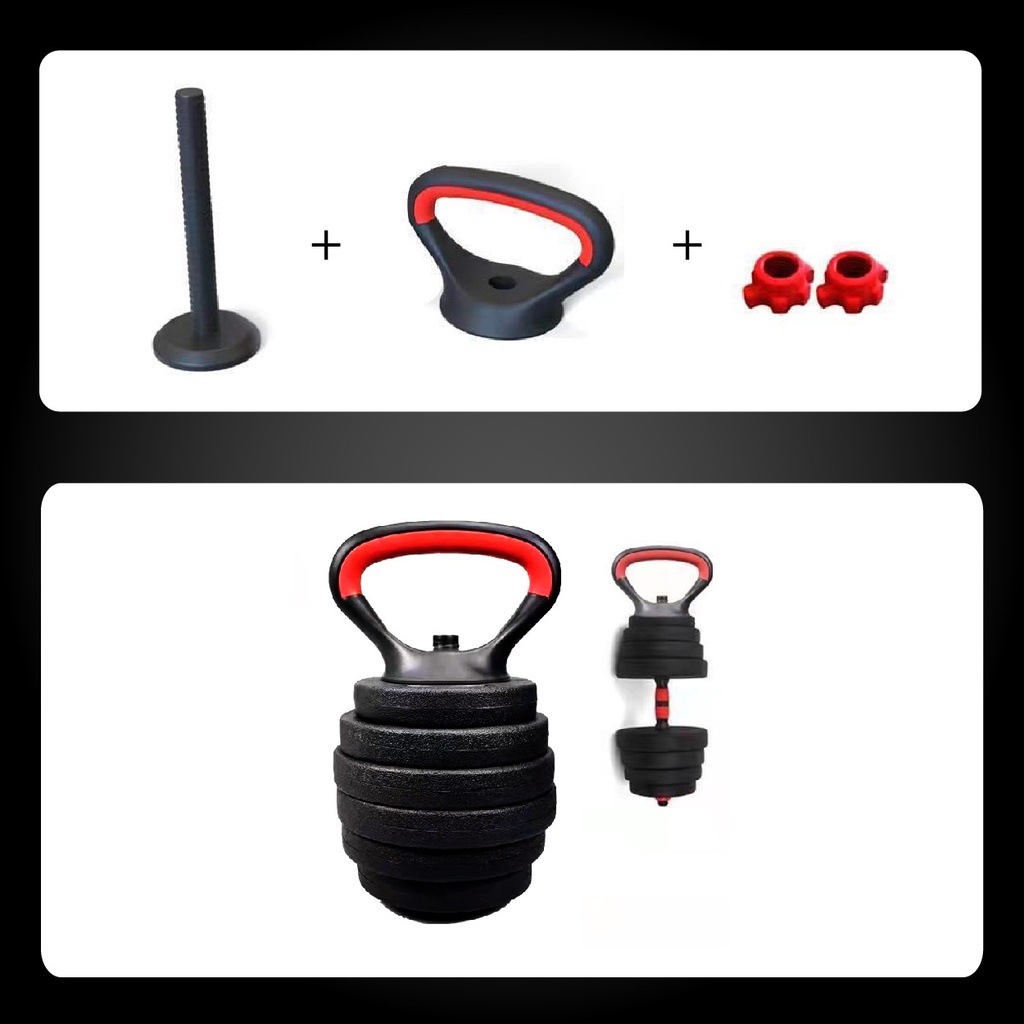 Dumbbell kettlebell handle with lock Shopee Malaysia