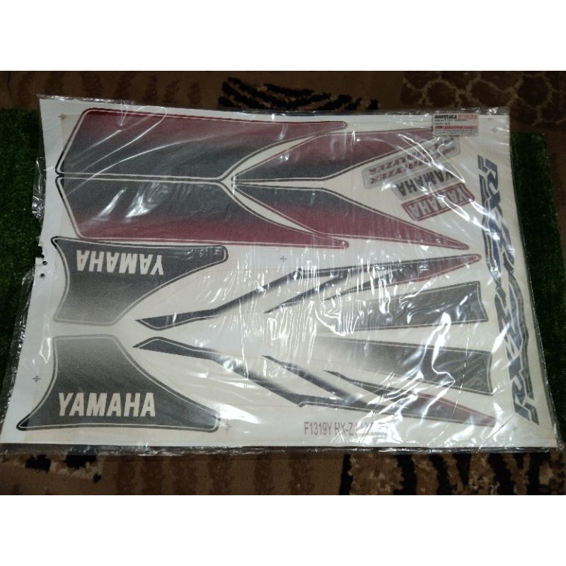RXZ Catalyzer Merah ekor grey stiker body old stok | Shopee Malaysia