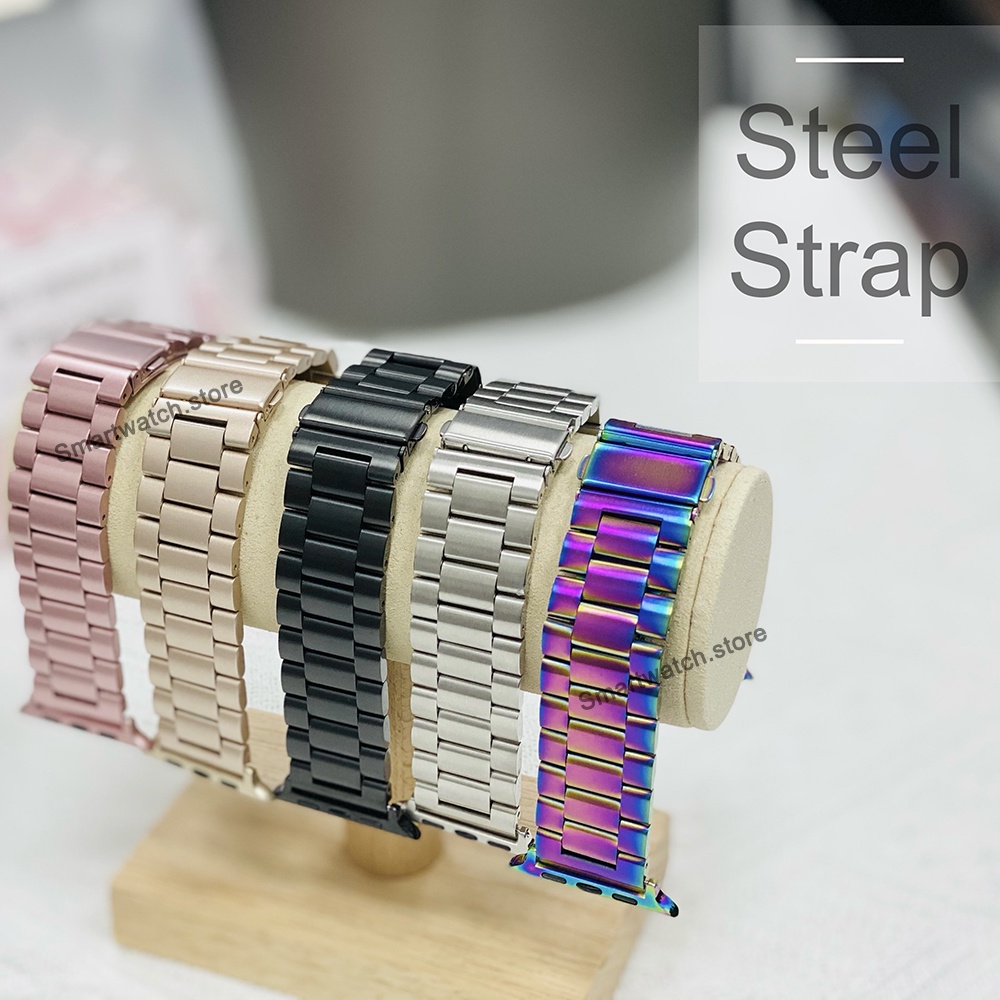 W27 W28 W68 DT8 Ultra Colorful Stainless Steel Metal Strap for Watch