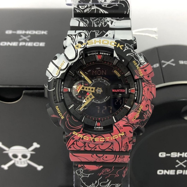 Casio G-Shock X ONE PIECE Limited Edition Monkey D. Luffy GA-110JOP-1A4