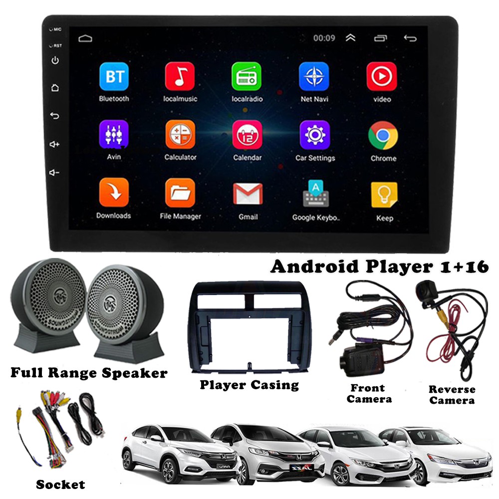 🚗 Honda Full Set Android Player Package (1+16GB Player + Casing ...