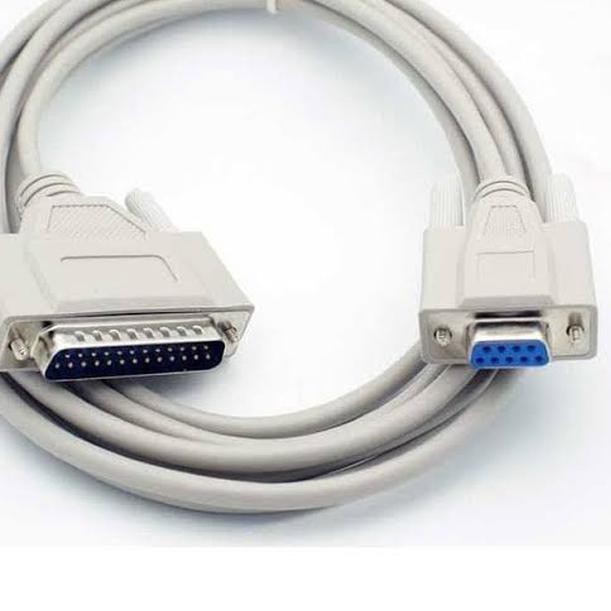 Serial / LPT to COM Printer Cable DB9/DB25 Port 1.5 Meters Shopee