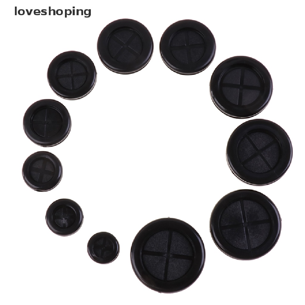 20 Passe-câbles Caoutchouc Ronds Borgnes – Diamètre 30 Mm, Pour Rangement Et Protection Fils