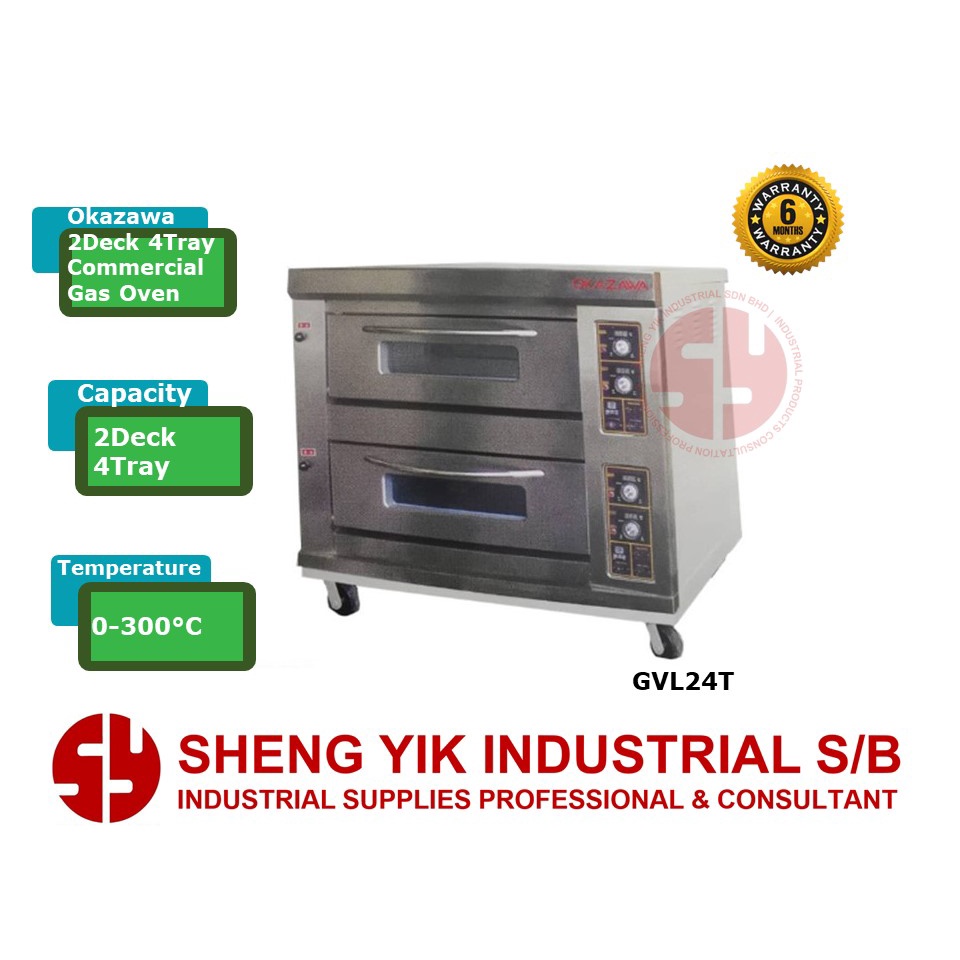 SYI Okazawa 2Deck 4Tray Commercial Gas Baking Oven GVL24T Shopee Malaysia