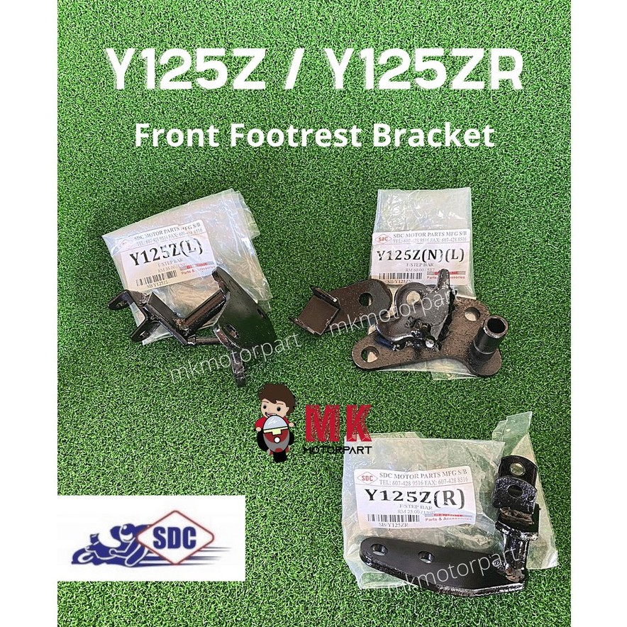 (SDC) FRONT FOOTREST [ BRACKET ] Yamaha Y125z / Y125zR , Tapak Besi