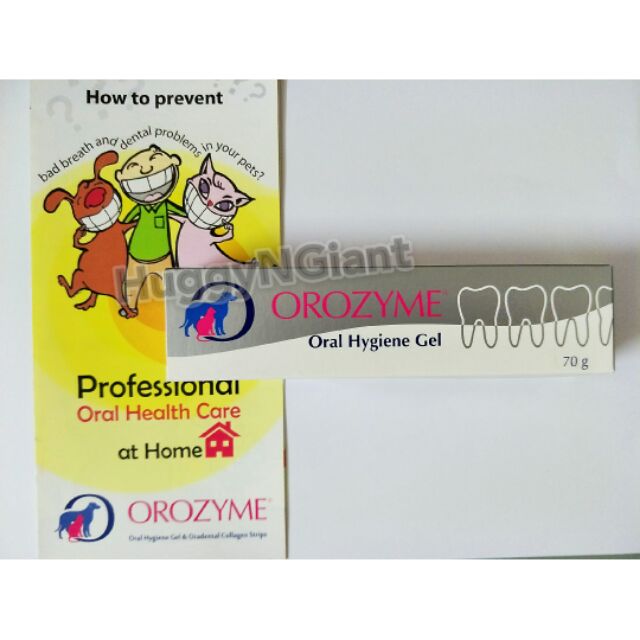 OROZYME Oral Hygiene Gel with Brush 70g .(Dogs & Cats) Shopee Malaysia