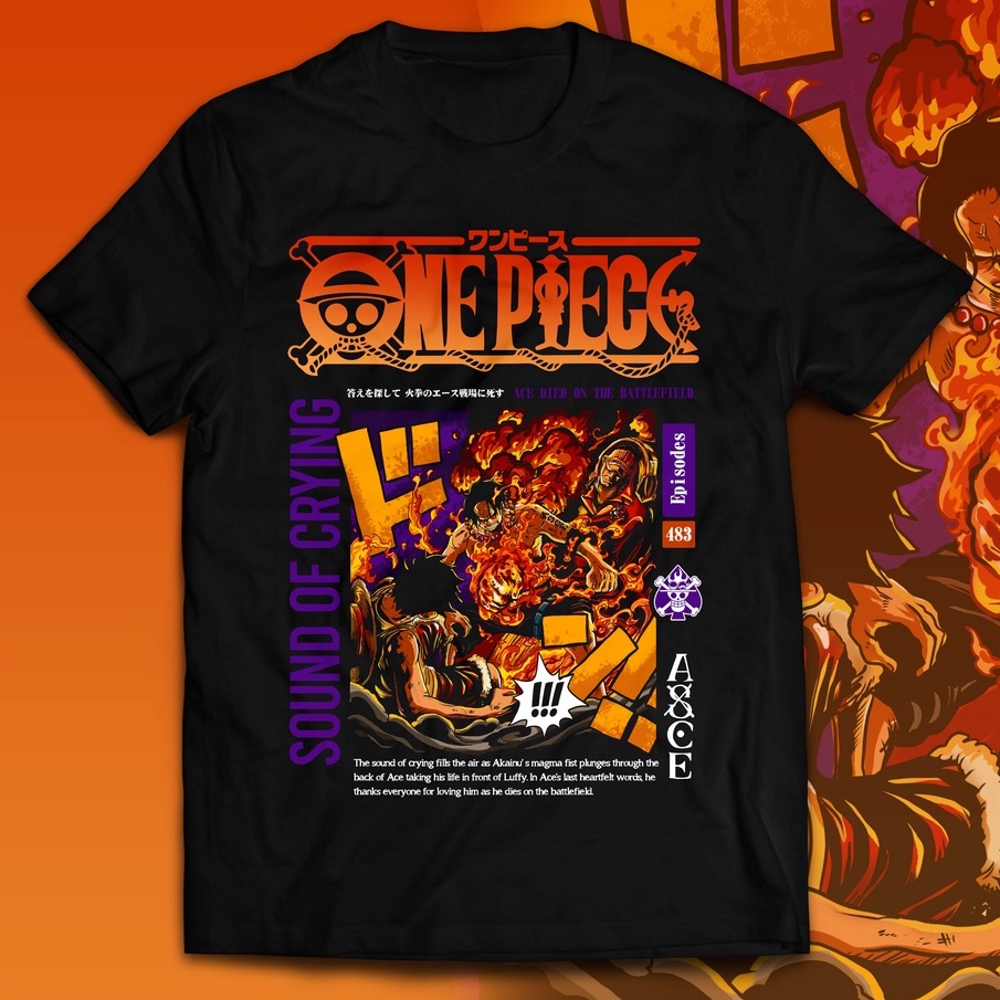 [Ready Stock XS-8XL] Ace Sound Of Crying One Piece Short Sleeve Casual 