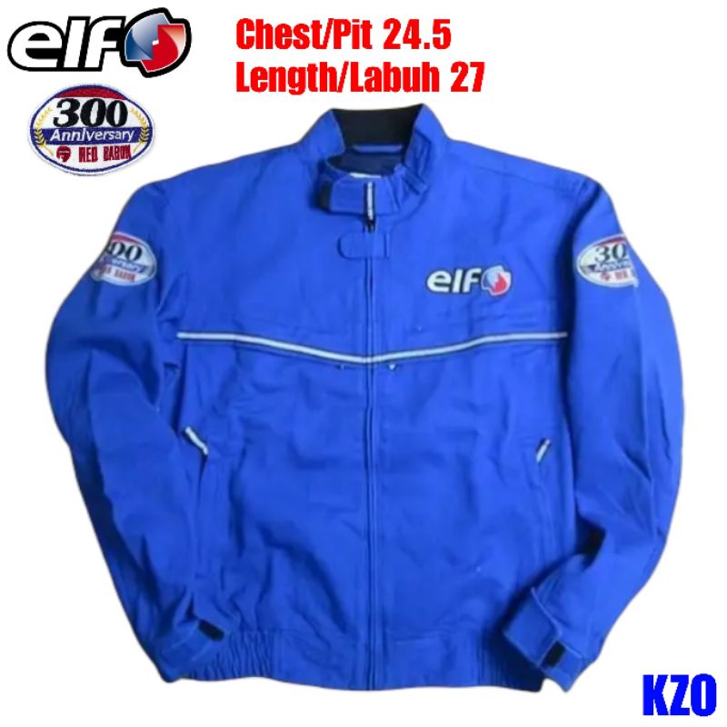 Jacket ELF Red Baron 300TH Anniversary Blue Vintage Japan