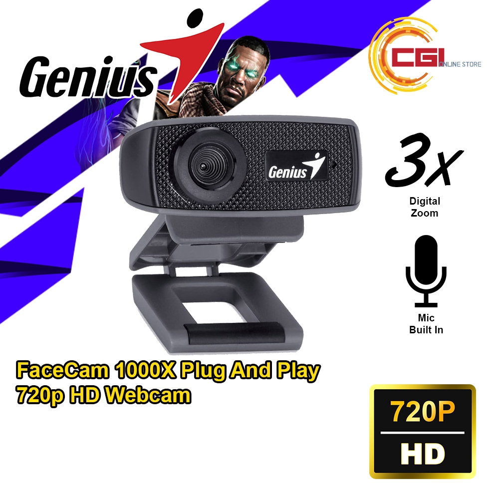 Webcam genius best sale 720p hd