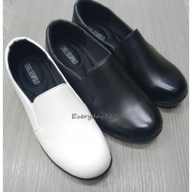 ChelseaPolo Women Formal black and white Shoes office shoes # 555-3/555 ...