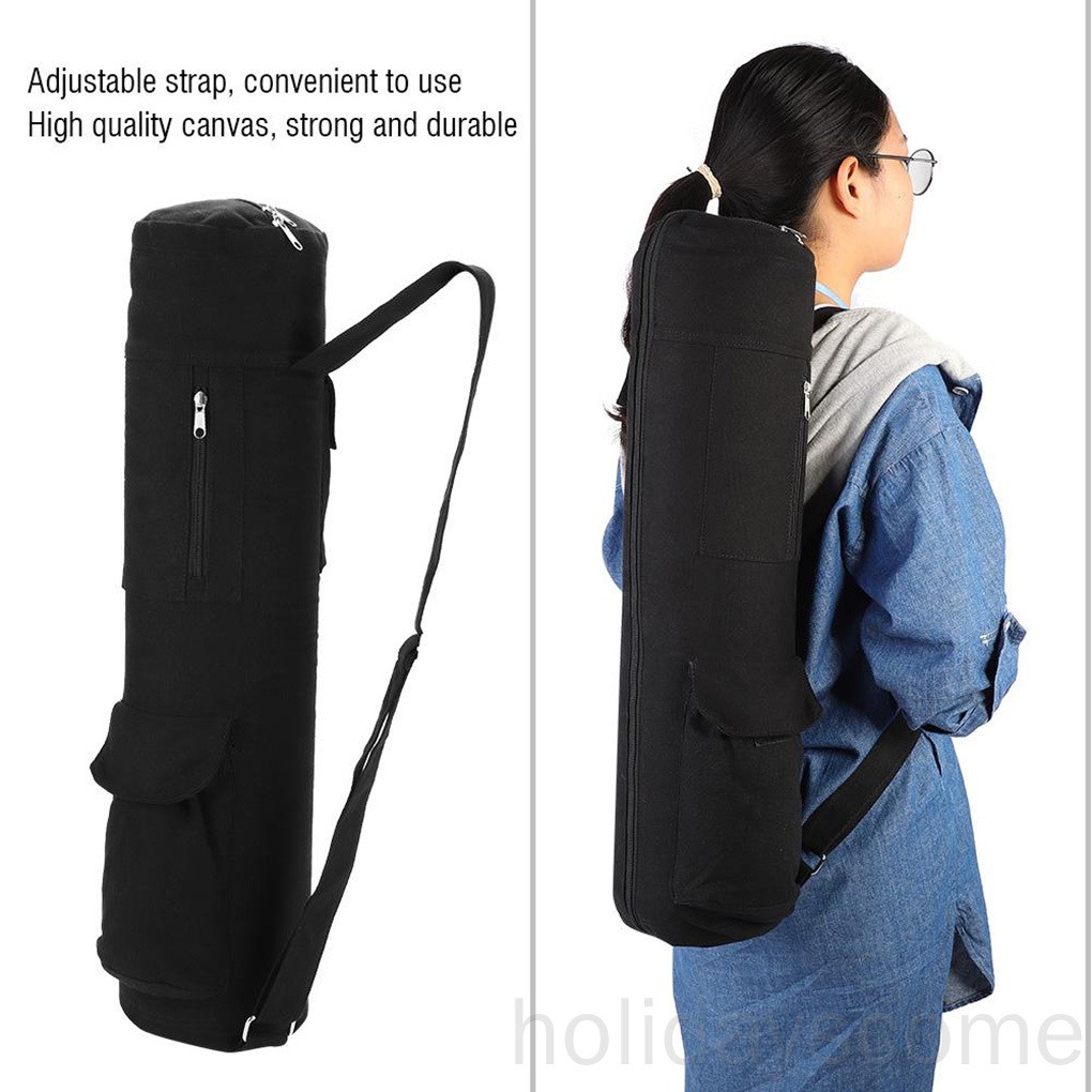 Exercise Gym Fitness Pilates Yoga Mat Carrying Bag Carrier Drawstring