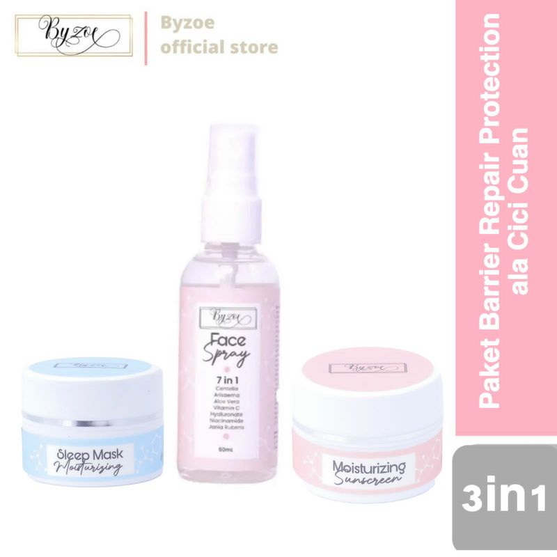 Byzoe Skincare Set Glowing Barrier Repair and Protection with Ceremide ...