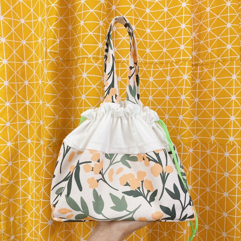 Japanese drawstring bag discount pattern