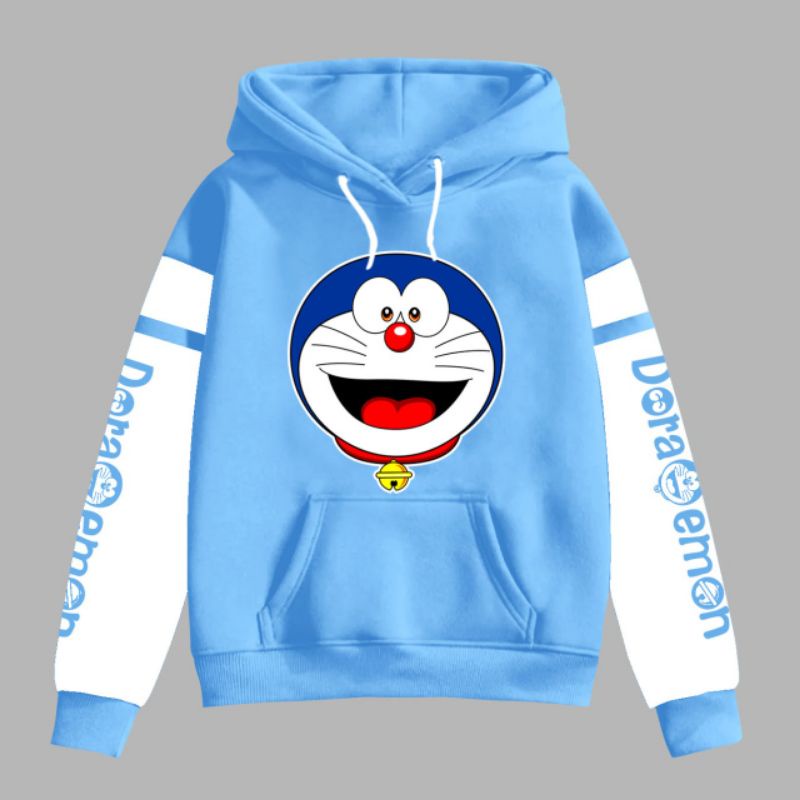 Sweater hoodie Combination doremon Children Korean model/Age 317 Years