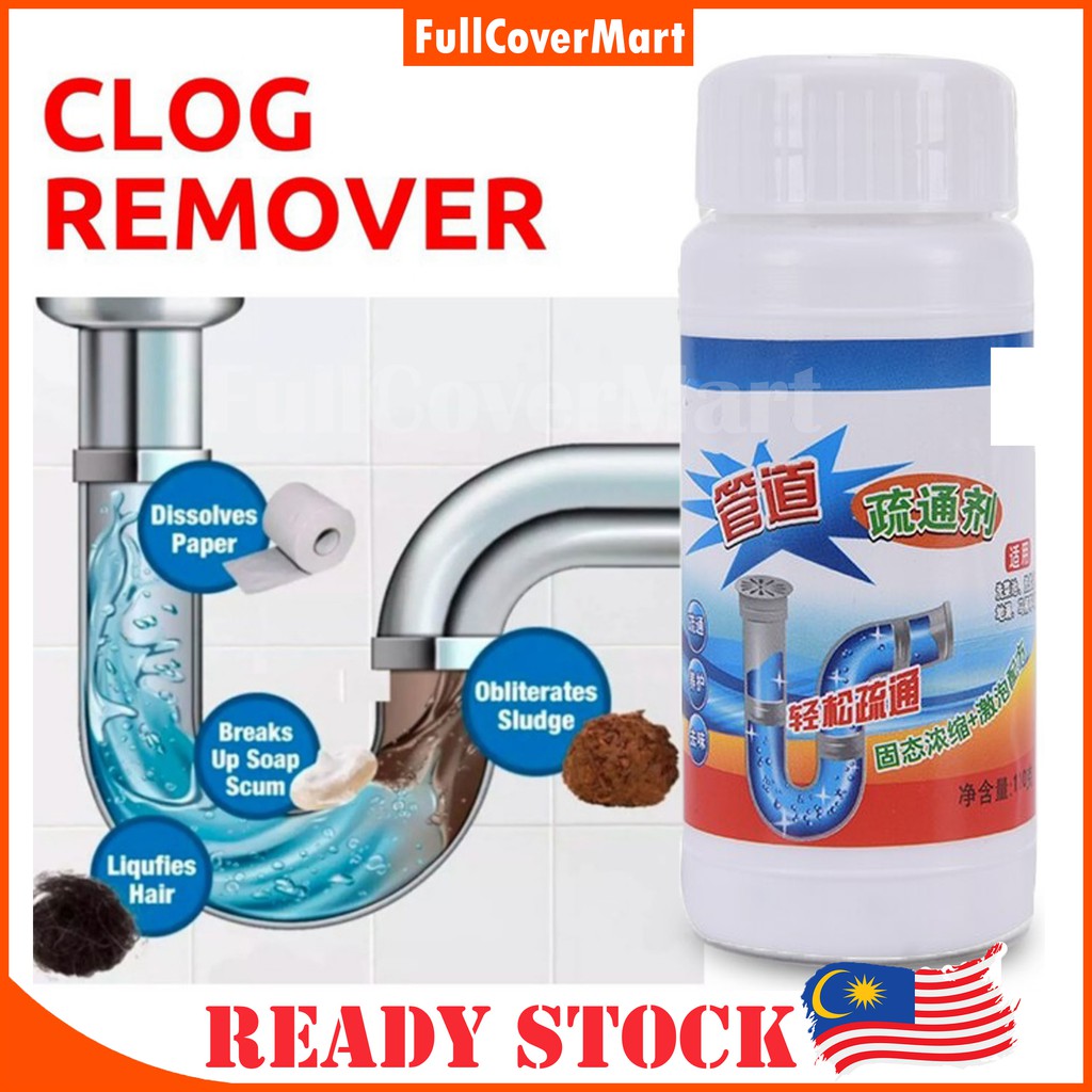 (HM8) Clog Remover Drain Pipe Basin Cleaner Clogged Drainage Remover ...