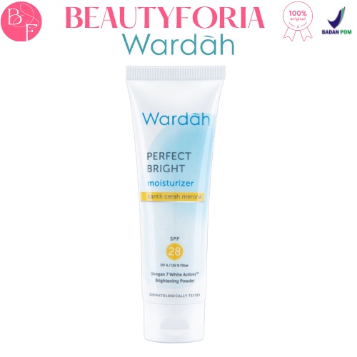 Wardah Perfect Bright Moisturizer Cream 20ml Normal Skin / SPF 28