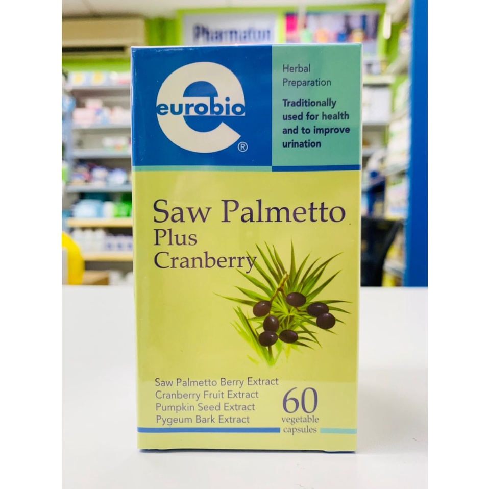 Eurobio Saw Palmetto Plus Cranberry 60 veg capsule Shopee Malaysia