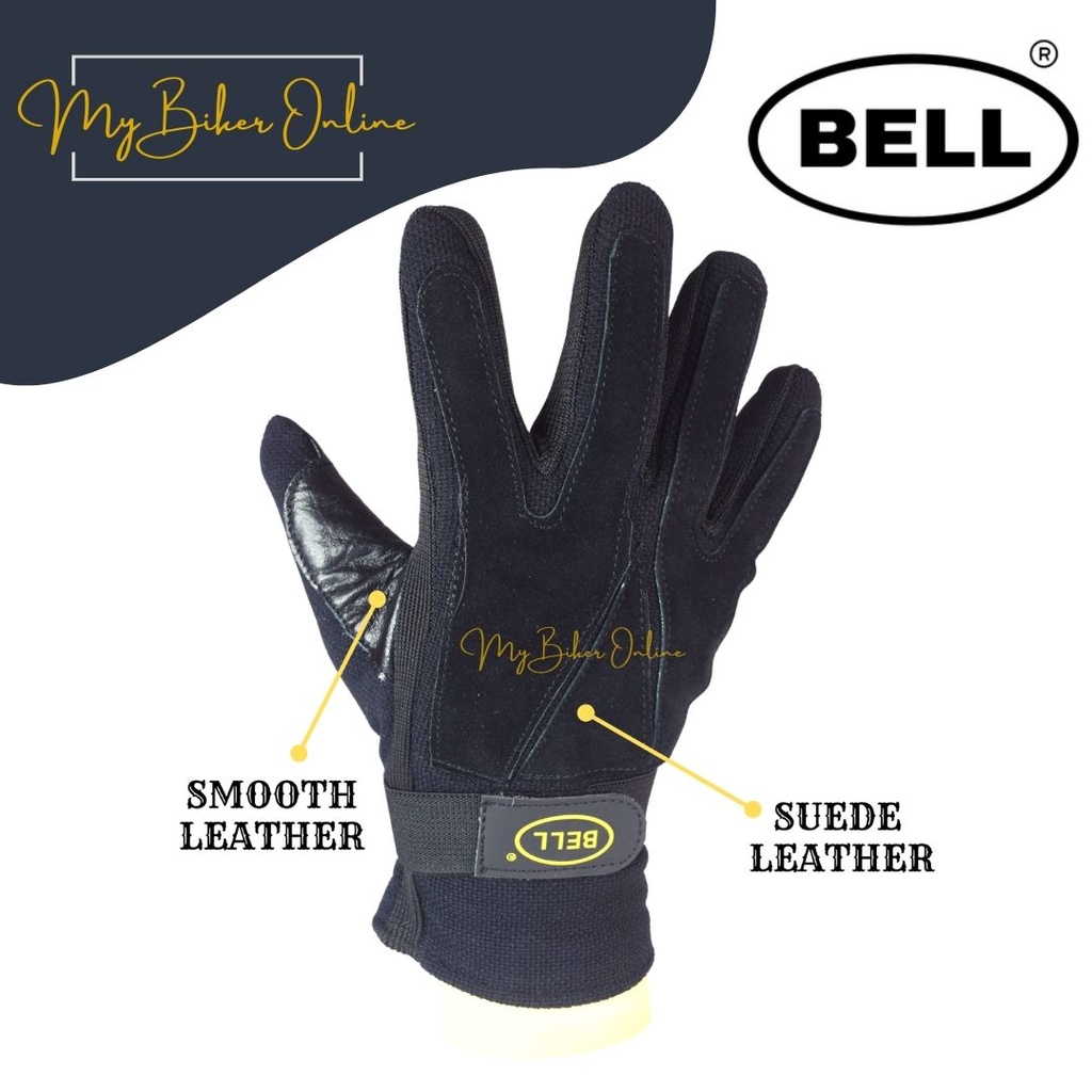 Original Bell Biker Gloves FULL Sarung Tangan Selesa dan Lembut BELL Motorcycle Gloves Racing Motor NT168 Shopee Malaysia