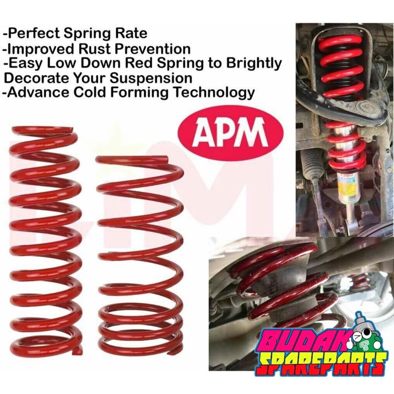 Perodua Kancil APM Performax Original Sport Coil Spring Set Lowered ...