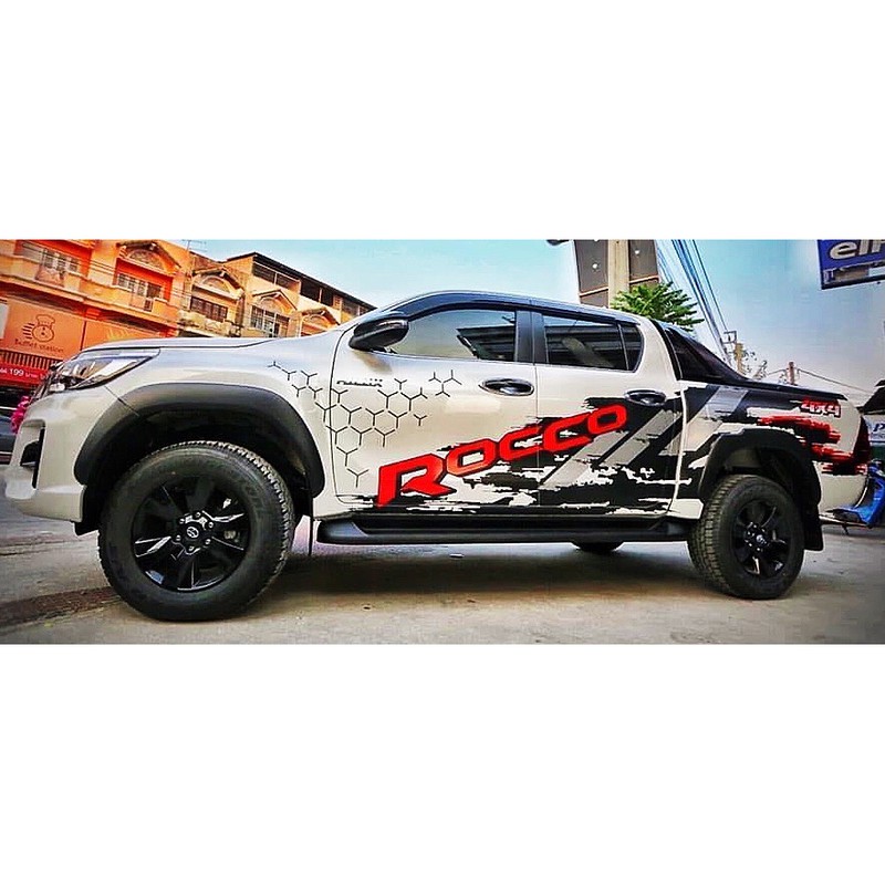 (Ready Stock ) S797# 4x4 Toyota Hilux Rocco body Vinyl Decal Sticker ...