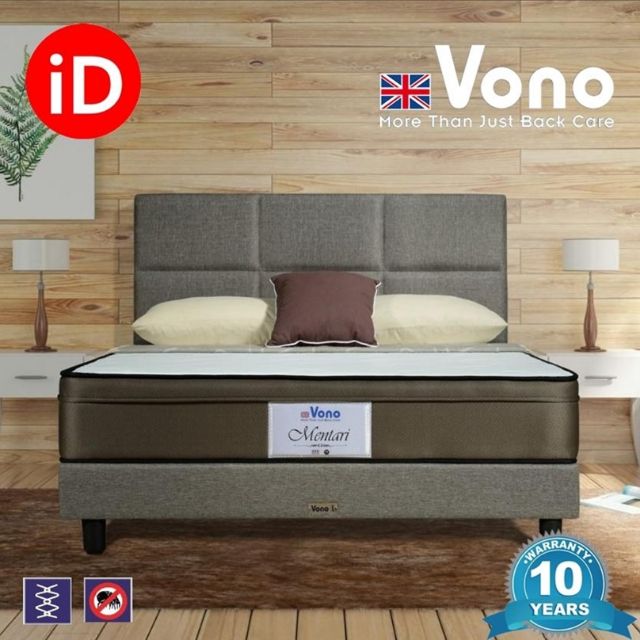 Vono full set mattress+bedframe vono ntamattress 10.inch intalok