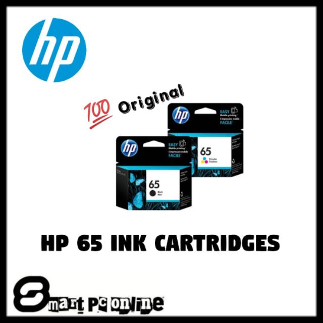 HP 65 Ink Cartridge Original ( Black / Colour) | Shopee Malaysia
