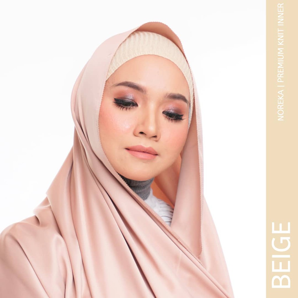 NOREKA PREMIUM KNIT INNER [MAXI/SNOWCAP] -Beige | Shopee Malaysia