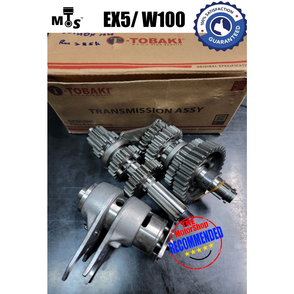 👍TOBAKI Standard Original Gearbox / Gear Ratio EX5 Dream / W100