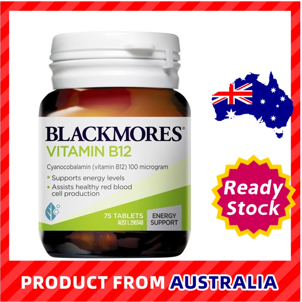 EXP:6/2026 Blackmores Vitamin B12 100mcg 75 Tablets【Ready Stock ...