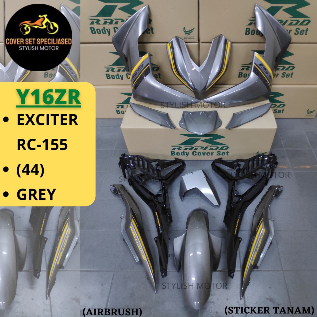 Sticker Tanam Airbrush Rapido Cover Set Y Zr Exciter Rc