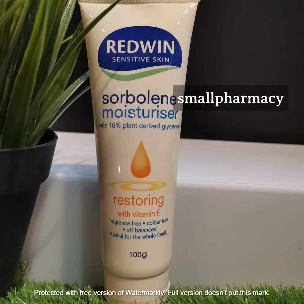 Redwin Sensitive Skin Restoring Sorbolene Moisturizer Natural Vitamin E ...