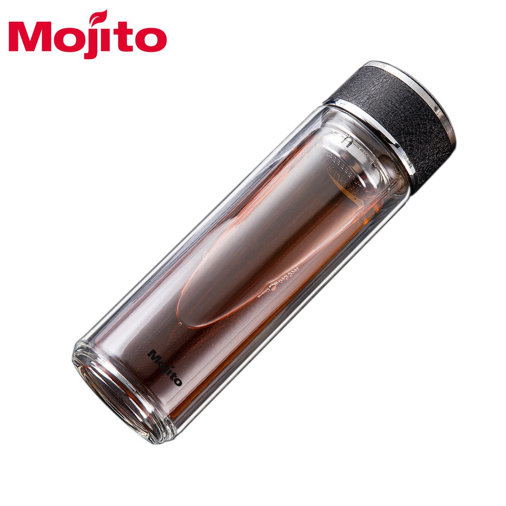 Mojito Double Thick Bottom Crystal Bright Tea Cup 350ML Glass | Shopee ...