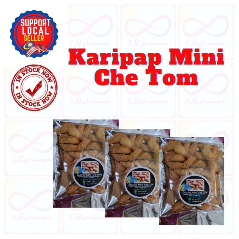 {ready Stock} Karipap Mini Che Tom ~ Serunding Ikan Terengganu