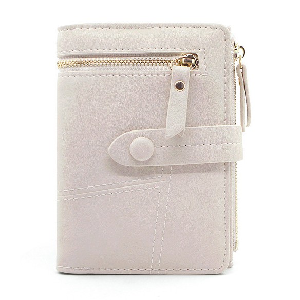 LABER LEE Women’s Short Wallet Multi-function Buckle Purse PU Leather ...