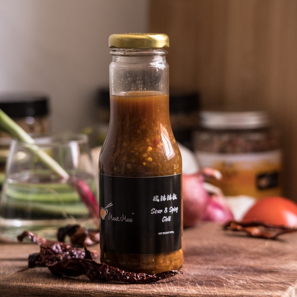 Meet Mee Sour and Spicy Chili 240g x1 Pan Mee Noodles Must Have