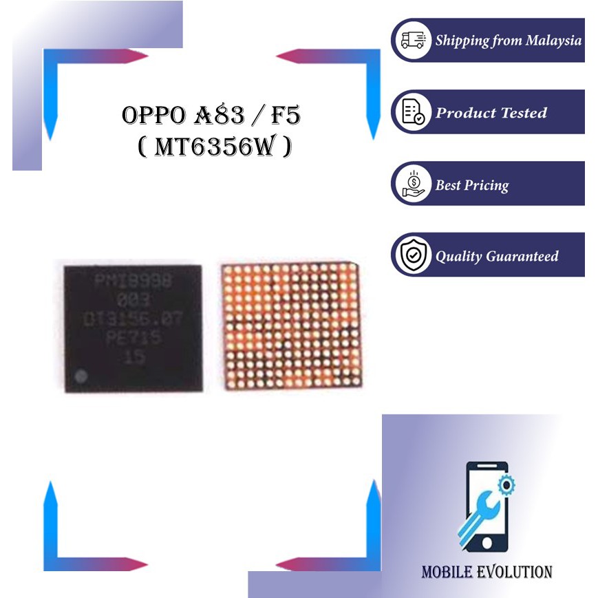OPPO A83 / F5 ( MT6356W ) Power Ic New Replacement Part | Shopee Malaysia