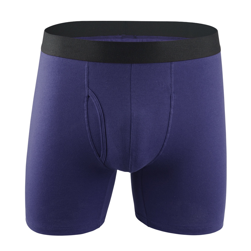 Men's Long Boxer Cotton Anti-rub Plus Size Men Underwear | Shopee Malaysia