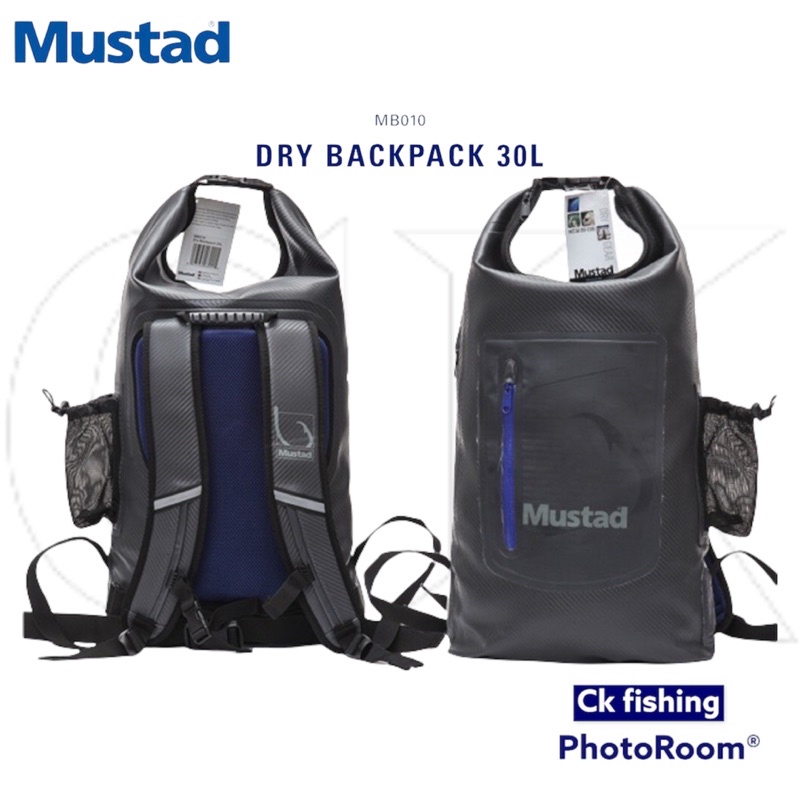 MUSTAD BACKPACK DRY BAG MB011-20L , MB010-30L, MB012-40L WATERPROOF / BEG  KALIS AIR MB-011-20L