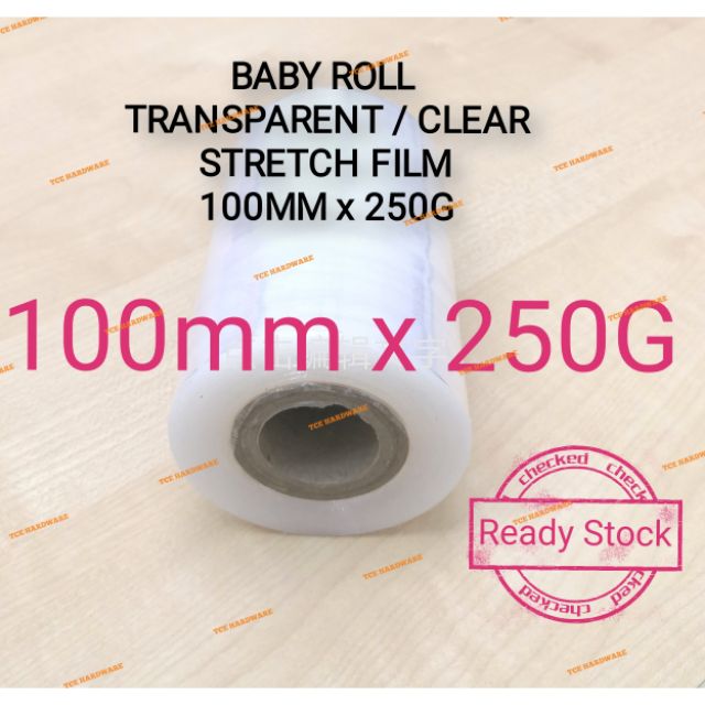 100mm x 250G Baby Roll Mini Stretch Film 250GM x 1Roll | Shopee Malaysia