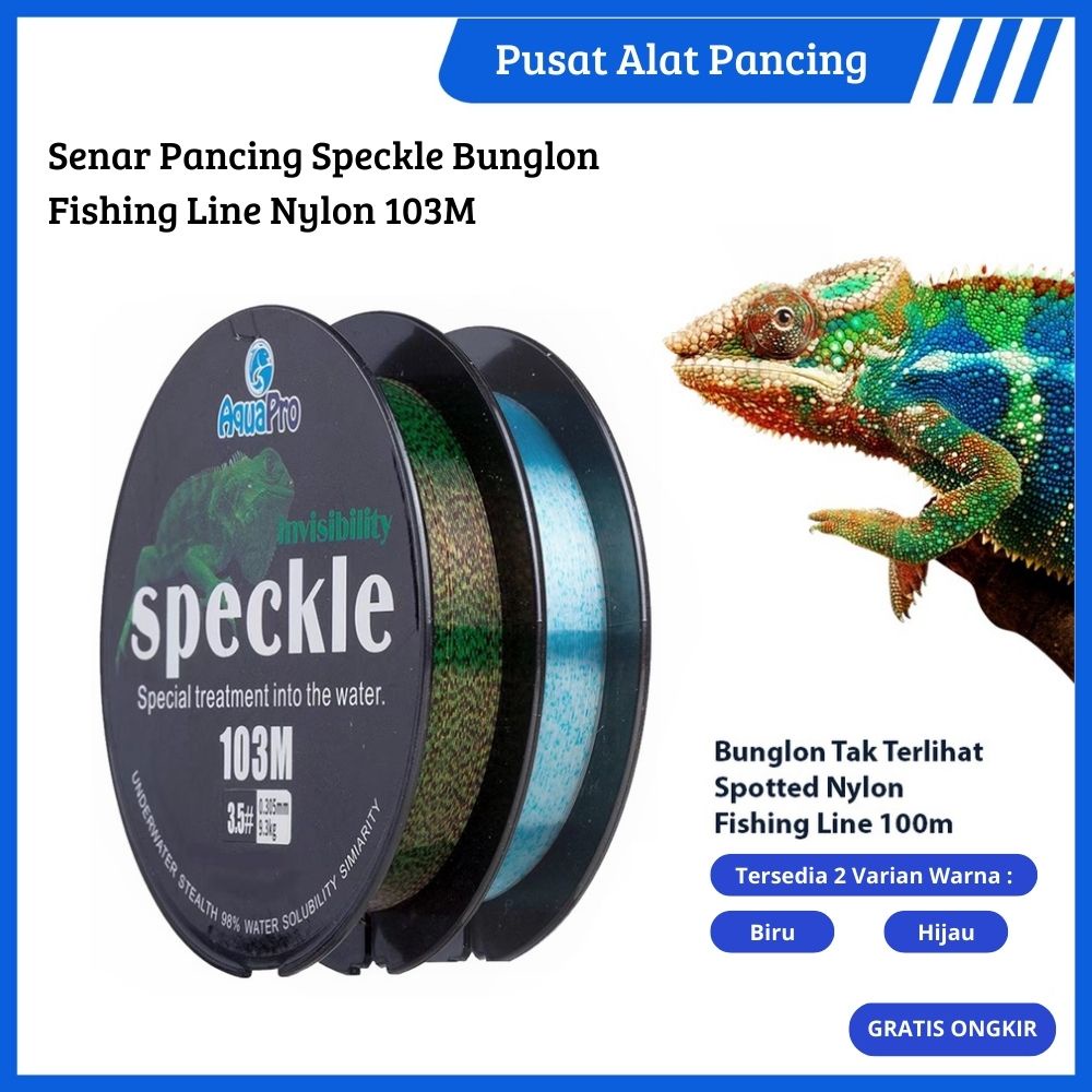 Fish Fishing Line Fishing Speckle Chameleon Nylon Fishing Line 103M ...