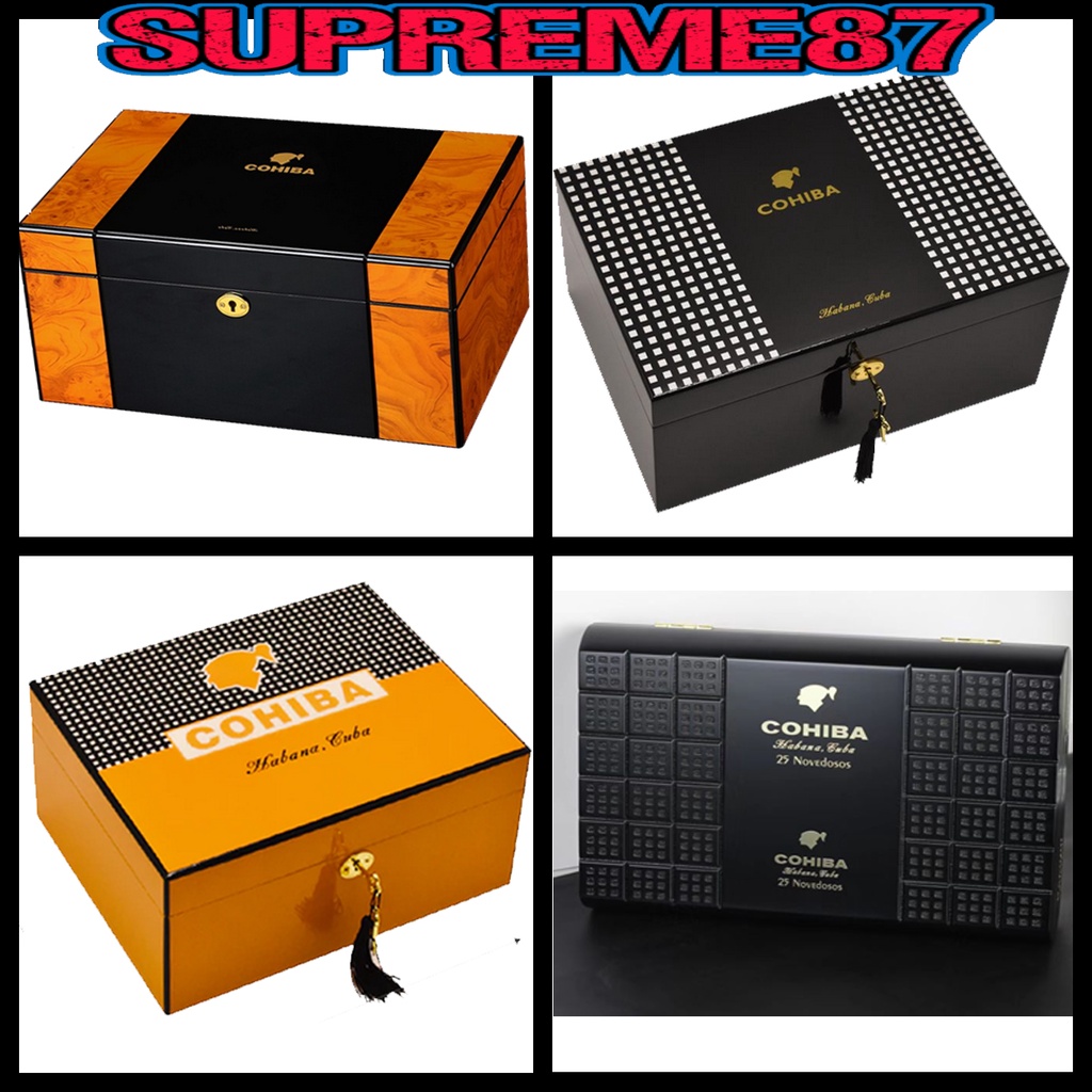 Cuba Humidor 250150PCS Cedar Wooden Desktop Humidor Boxes Shopee