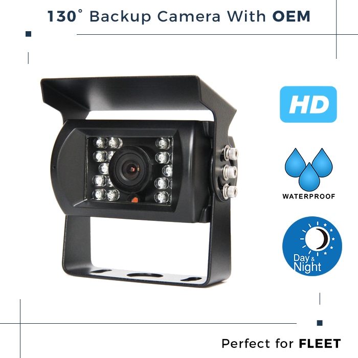 Car Reverse Rear View Camera 12V 24V Night Vision Infrared Car Security ...